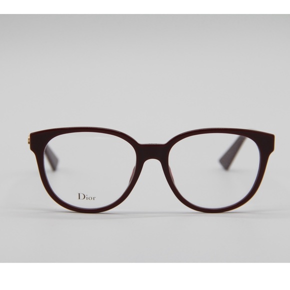 New DIOR DIORAMAO2 E63 Burgundy Pink Eyeglasses - Picture 9 of 14